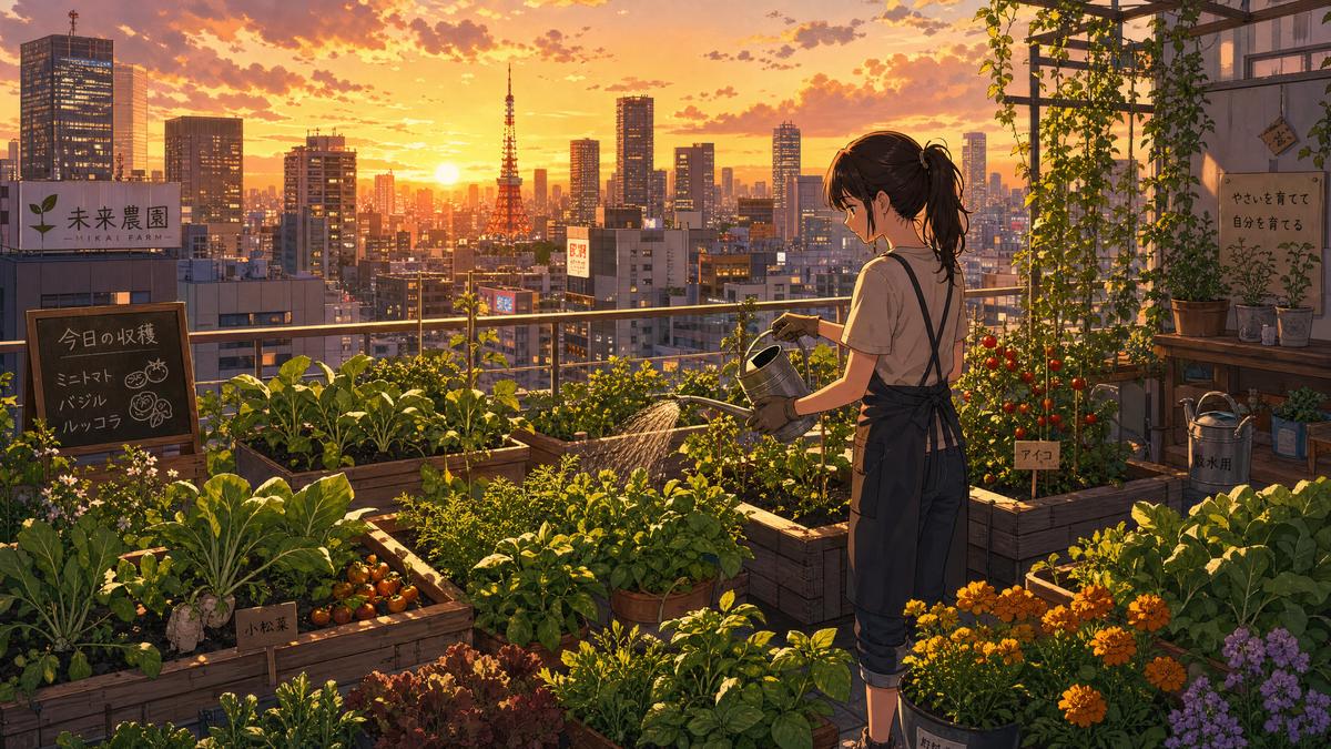 童趣绘本 童趣绘本生活：城市屋顶花园种植视频分享